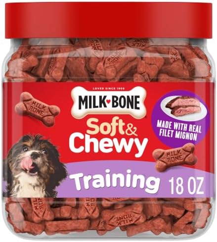 Milk-Bone Soft & Chewy Dog Training Treats, Mini Size, 18 Oz. Bag by Milk-BoneDogTreats