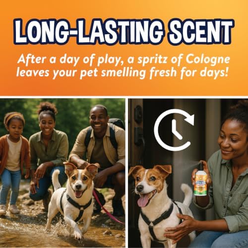 Bodhi Dog Premium Dog Cologne - Deodorizing Dog Perfume & Conditioner for Dogs & Cats - Natural Long Lasting Spray - Keeps Pets Fresh All Day - Gentle & Safe Formula, Made in USA (Mango 4 Fl Oz) - Image 3