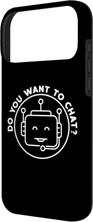 Chatbot - Do You Want to Chat? AI and ML Geek Case for iPhone 17 Pro Max - Image 2