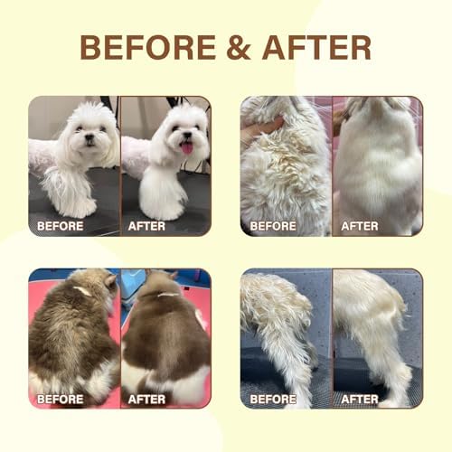 Pet Fur Care Oil - Detangles, Reduces Shedding - Adds Shine with Collagen & Natural Oils - Leave-in Conditioner for Dogs & Cats - 1.01 fl. oz - Image 2