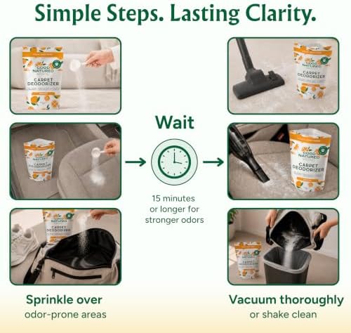 Good Natured Brand Carpet Deodorizer & Pet Odor Eliminator Powder, 31oz - Image 6