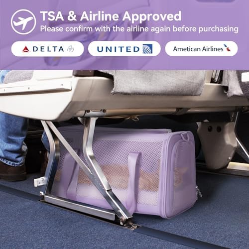 PETSFIT Cat Carrier Soft with Patented Safety Buckles, Safe for Car Travel - Image 6