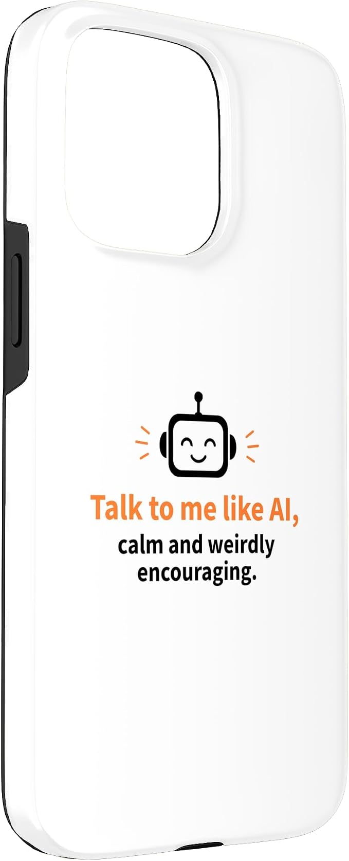 AI Robot Calm Encouraging Tech Support Case for iPhone 15 Pro Max - Image 3