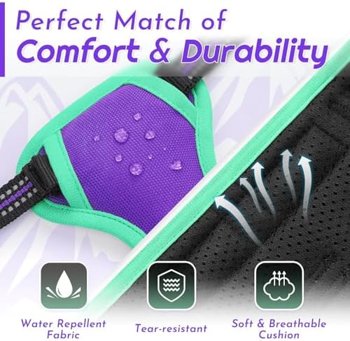Eagloo Dog Harness for Small Dogs, No Pull Pet Vest with 2 Leash Clips - Image 6