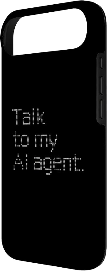 Talk to My AI Agent - Minimalist Tech Design Case for iPhone Air - Image 3