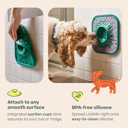 Woof LickMat, Slow Feeder Mat for Dogs, Lavender - Image 4