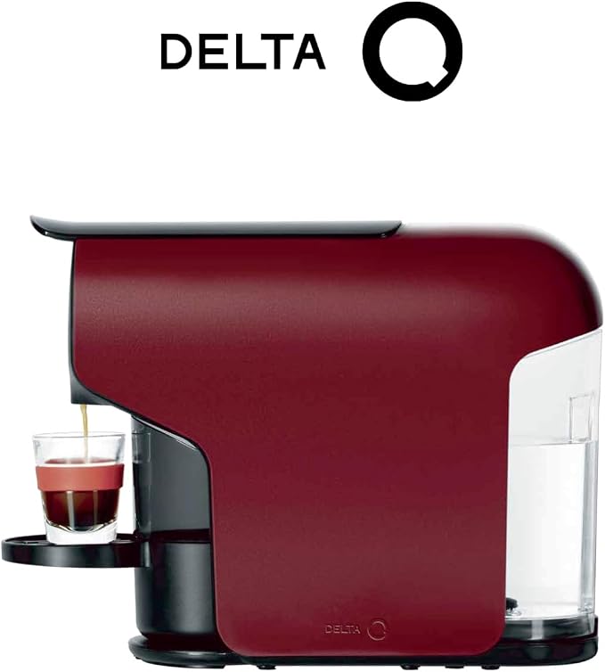 Delta Q Quick Espresso Pods Coffee Machine for Delta Capsules, Red - Image 3