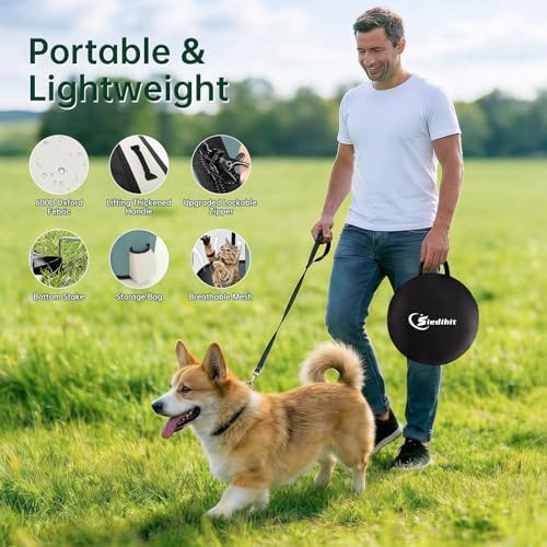 Siedihit 31" Dog Playpen,Cat Puppy Pen, Pet Portable Crate Indoor Outdoor - Image 4