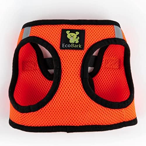 EcoBark Step in Dog Harness, Reflective Chest Body Halter Vest, Orange - Image 7