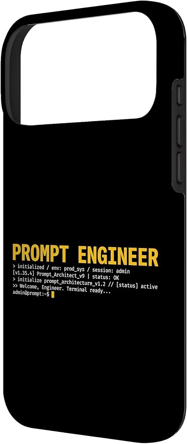 Prompt Engineer Terminal Screen AI Developer Software Coder Case for iPhone 17 Pro Max - Image 2