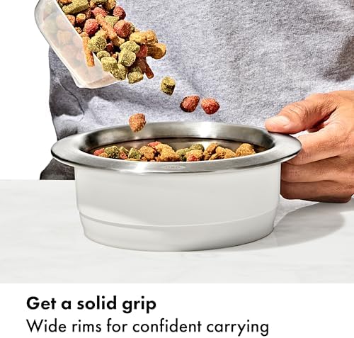 OXO Pet Nonslip Stainless Steel Dog Bowl - Large, 4 Cup Capacity - Image 5