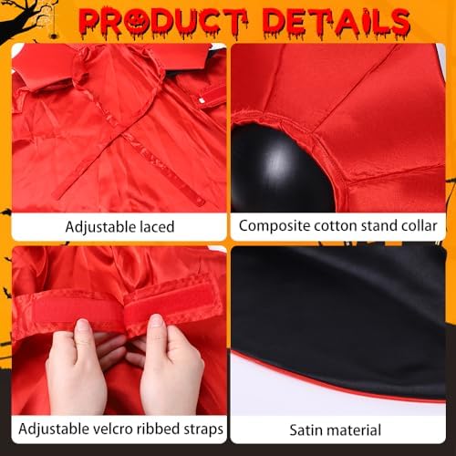 Halloween Dog Cat Costume Vampire Devil Cape for L or XL Adjustable Cloak - Image 3