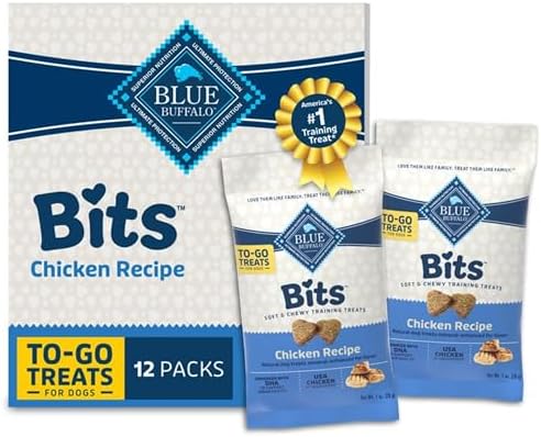 Blue Buffalo Bits Chicken Training Treats, 1 oz, 12 ct by BlueBuffaloCompanyLtd