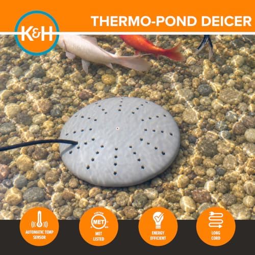 K&H Pond Heater, Thermo-Pond Perfect Climate Submersible Deicer, 300W, Gray - Image 2