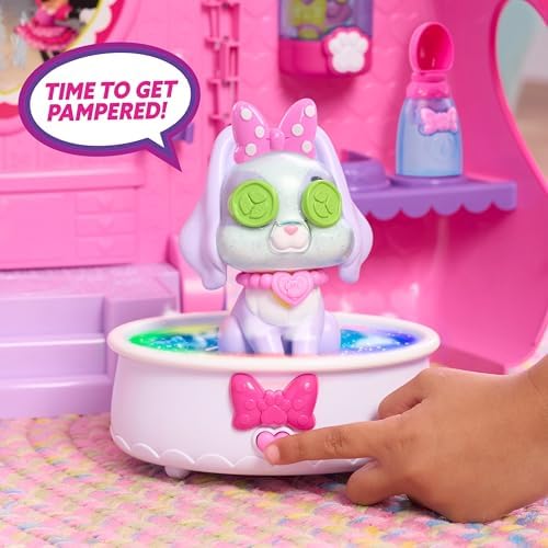 Disney Jr. Minnie Mouse Groom & Go Pet Salon Playset with Lights, Sounds - Image 3