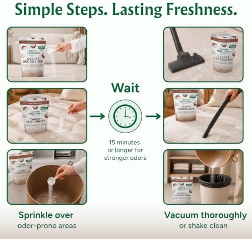 Good Natured Brand Carpet Deodorizer & Air Freshener Powder, 31oz - Image 6
