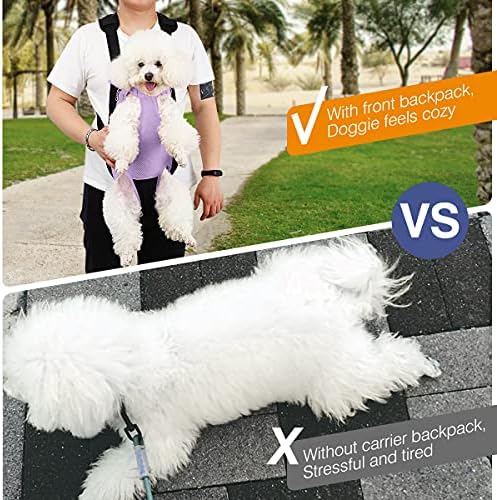 Pawaboo Pet Front Carrier Backpack for Small Medium Dogs - Image 6
