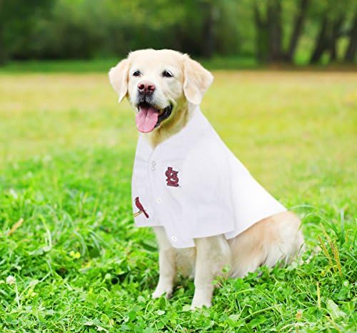Official MLB St. Louis Cardinals Pet Jersey for Dogs & Cats, Size Large - Stylish Baseball Jersey for Your Furry Fan- Show Off Team Spirit with The Perfect Fan Apparel Gear for Pet, Dog & Cat - Image 4