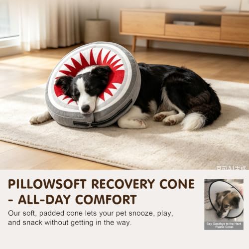BEAUTYZOO Dog Cone Collar Alternative After Surgery,Pet Neck Donut E-Collar - Image 6
