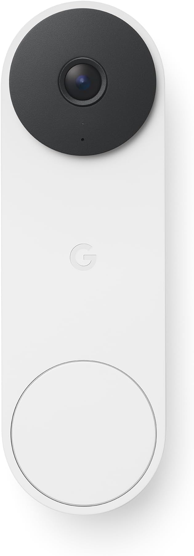 Google Nest Doorbell (Wired, 3rd Gen) - 2K Video, Live View - 2025 - Snow | Video doorbell, 2K HDR, intelligent alerts, color night vision, 2-way audio, works with Google Home & Gemini - Image 2