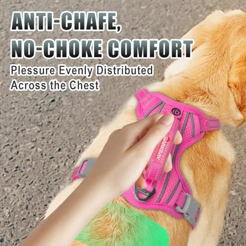 BARKBAY Dog Harness for Large Dogs No Pull Dog Vest ID Tag Pocket - Image 4