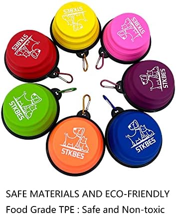 Collapsible Dog Bowl, 10 Pack, Portable, Safe, Reusable, Suitable for Indoor and Outdoor Activities - Image 6