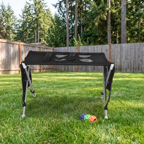 Pet Grooming Hammock with Stand, Foldable for Cats & Small Dogs - Image 6