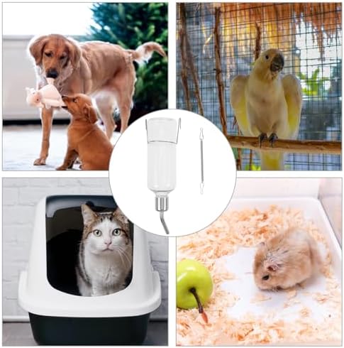 Dog Water Bottle for Crate - No Drip Dog Water Bottle, Cat Water Feeder, Leak- Pet Water Bottl for Cage&Kennel - Large - Image 6