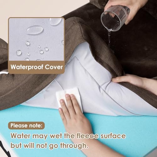 EHEYCIGA Orthopedic XXL Dog Bed, Waterproof Washable XL Big Pet Bed 48" - Image 3