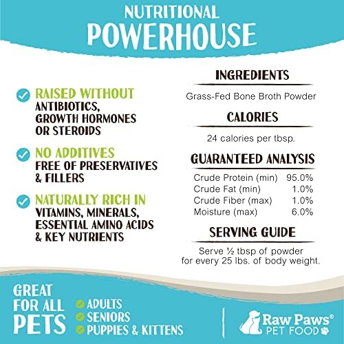 Raw Paws Beef Bone Broth for Dogs & Cats, 6-oz - Powdered - Image 3