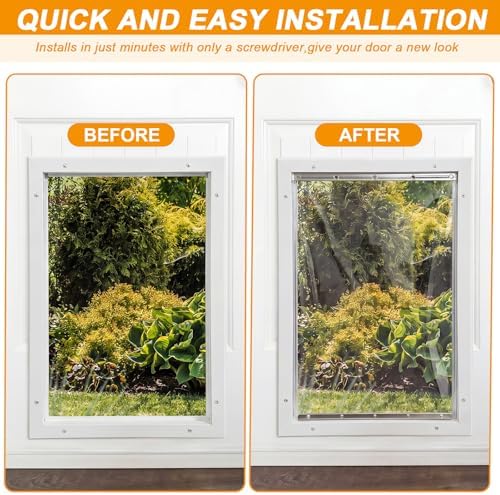 Landical 20" x 15" Dog Door Replacement Flaps - Image 5