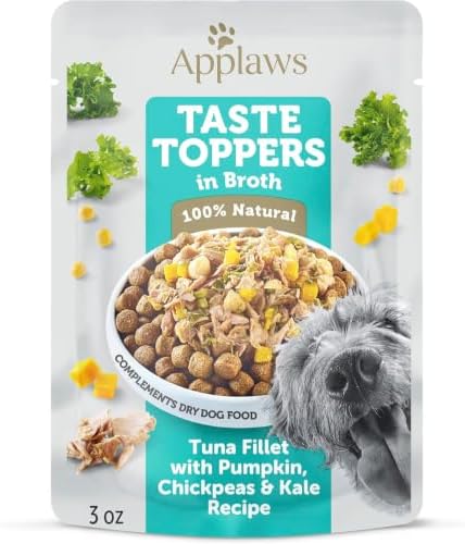 Applaws Taste Toppers Tuna in Broth Dog Food Topper 12-Pack 3 oz Pouches by Applaws