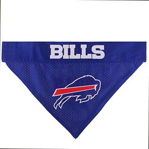 Pets First NFL Buffalo Bills Reversible Bandana Size XX-Large for Dogs & Cats. 2 Sided Sports Bandana, Premium Embroidery Team Logo, Many NFL Teams Available - Image 2