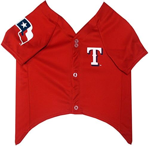Official MLB Texas Rangers Pet Jersey for Dogs & Cats, Size X-Small - Stylish Baseball Jersey for Your Furry Fan- Show Off Team Spirit with The Perfect Fan Apparel Gear for Pet, Dog & Cat - Image 3