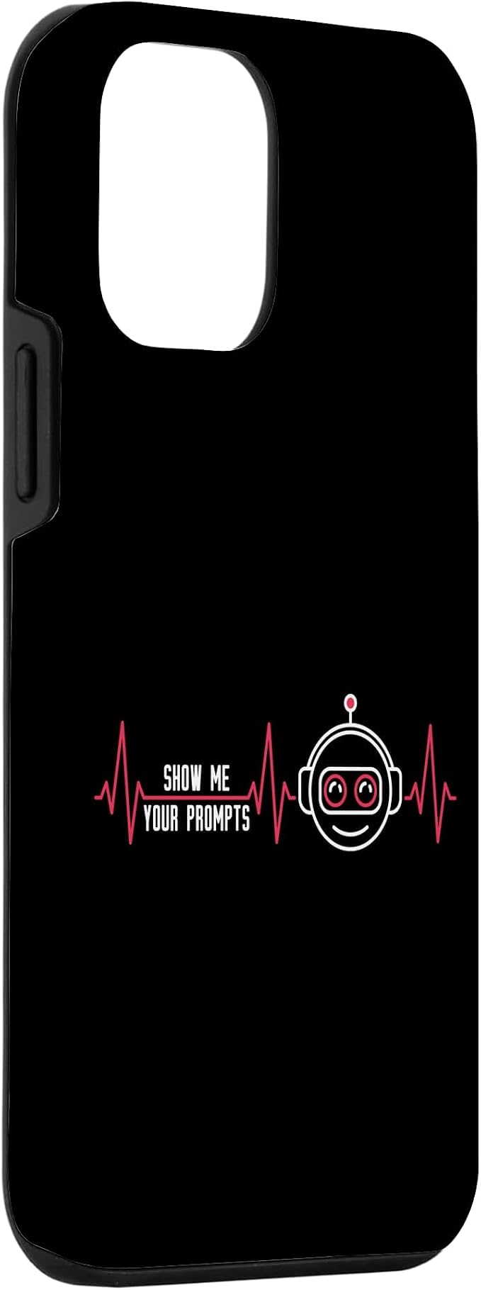 Show Me Your Prompts AI Artificial Intelligence Heartbeat Case for iPhone 12 mini - Image 3