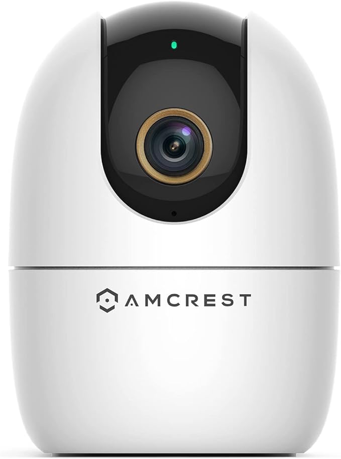 Amcrest 4MP WiFi Camera Indoor Camera, Sound & Baby Monitor, Human & Pet Detection, Motion-Tracking, w/ 2-Way Audio, Phone App, Pan/Tilt Wireless IP, Night Vision, Smart Home ASH41-W by Amcrest
