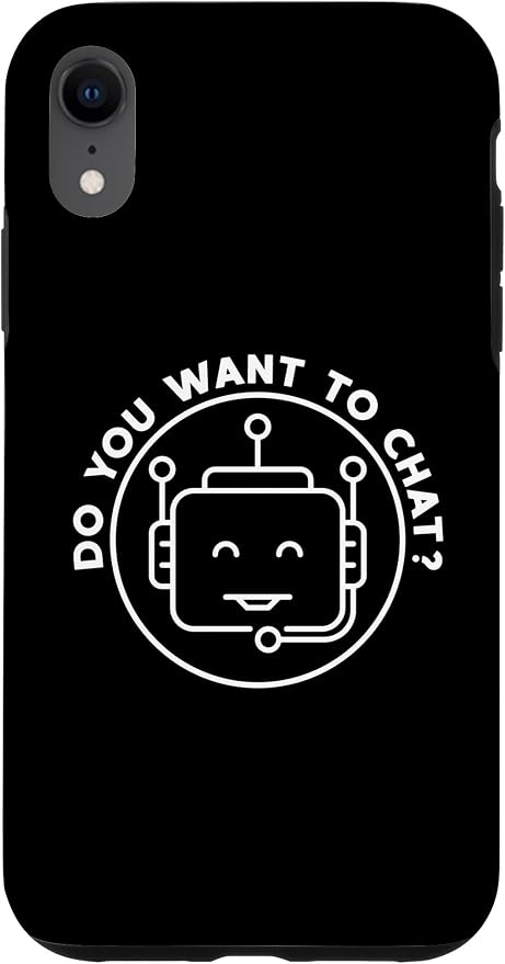 Chatbot - Do You Want To Chat? AI and ML Geek Case for iPhone XR by Unknown