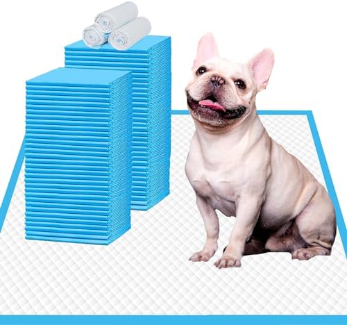 IMMCUTE Puppy Pee Pads 22"x23"-80Count | Dog Pee Training Pads Super Absorbent & Leak-Proof | Disposable Pet Piddle and Potty Pads for Puppies | Dogs | Doggie| Cats | Rabbits by IMMCUTE