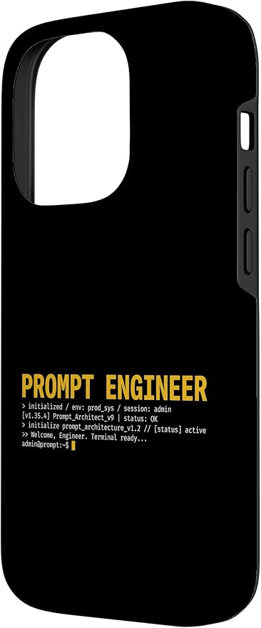 Prompt Engineer Terminal Screen AI Developer Software Coder Case for iPhone 14 Pro - Image 2