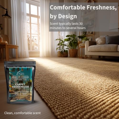 Lapew Brazilian Summers Carpet Deodorizer Powder - Brazilian Waves Freshener for Vacuuming | Scented Odor Eliminator for Home | 36 oz - Image 5