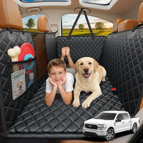 URPOWER XL Hard Bottom Dog Seat Cover for Full-Size Crew Cab Trucks by URPOWER