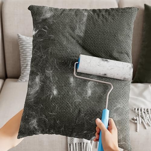 Large Surface Extra Sticky Lint Roller, 6.3''Wide Roller for Pet Hair - Image 2