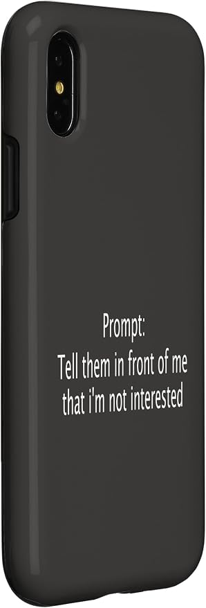 iPhone X/XS Funny Sarcastic Prompt Satirical AI Artificial Intelligence Case - Image 3