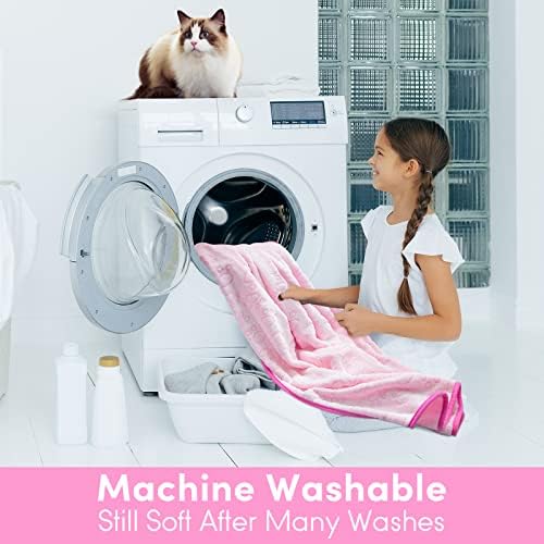 Stuffed Premium Soft Dog Blanket, Flannel Pink Stuff Cute Paw Print, 43 * 66 inches, Cat Blanket Puppy Supplies Dog Products Stuff Essentials - Image 7