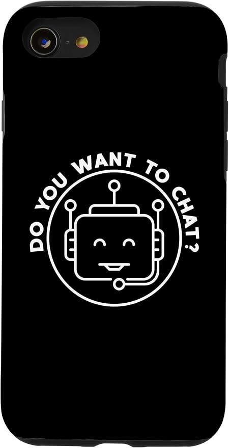 Chatbot - Do You Want To Chat? AI and ML Geek Case for iPhone SE (2020) / 7 / 8 by Unknown