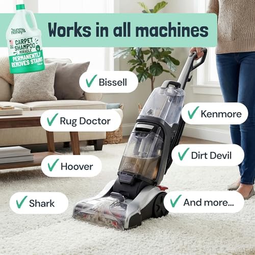 Sunny & Honey Carpet Cleaner Shampoo Solution for Machines, 1 Gal Mint - Image 4