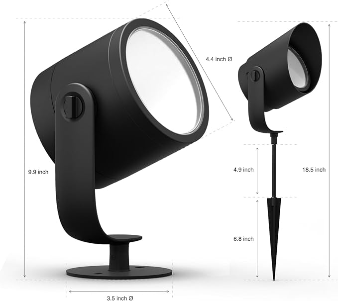 Philips Hue Lily XL Outdoor Smart Spot Light - White & Color Ambiance LED Walkway Lights - Low Voltage Lighting - 1 Pack - Requires Bridge and Power Supply - Control with App and Voice - Weatherproof - Image 7