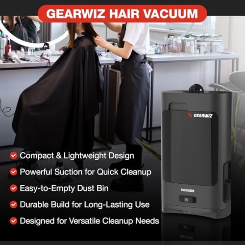 Gearwiz 1400W Touchless Automatic Vacuum Dustpan – Motion Sensor Hands-Free Electric Dustpan for Pet Hair Dirt & Debris – Powerful and Energy Efficient Cleaning Solution for Home Kitchen & Office - Image 5