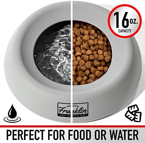 Franklin Sports No-Spill Travel Pet Bowl for Dogs + Cats - 16 oz. - Image 3
