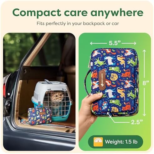 KeepGoing Pet First Aid Kit for Dogs & Cats, 99 Pc. Travel Emergency Kit - Image 3